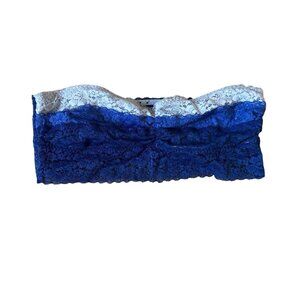 NWOT Pink Victoria's Secret Womens Lingerie Bralette Size L Blue Lacey Sexy